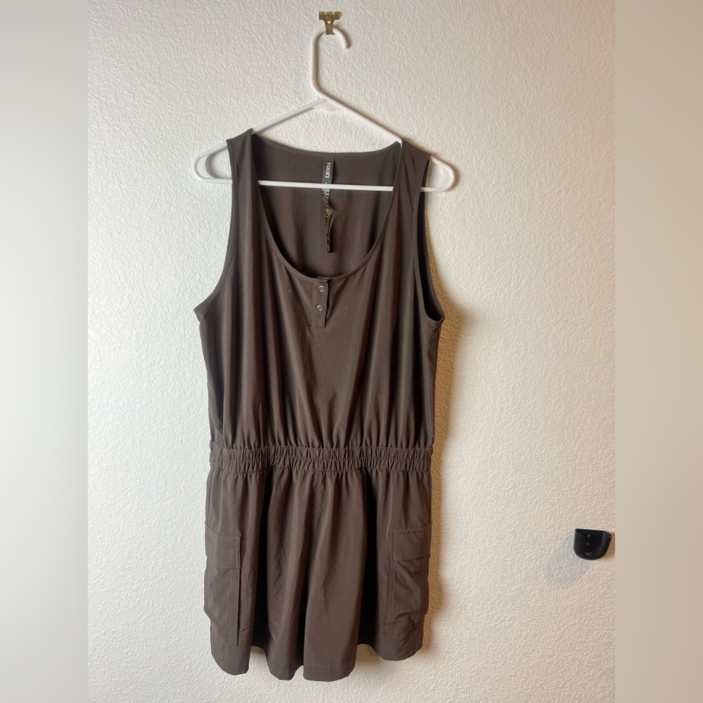 Vuori Villa Utility Romper Java – Size Large | Li… - image 2